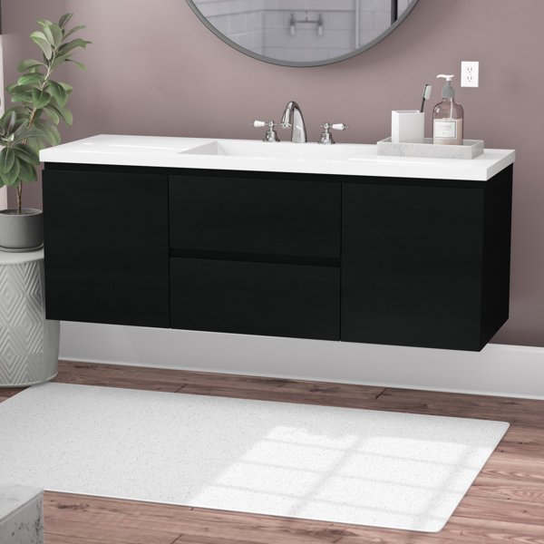 Left Offset Sink Vanity 60 In | Wayfair